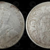 English silver rupee C190B. India, 1919.