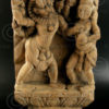 Narasimha wood statue IN592. Tamil Nadu, Southern India. 18th cent.