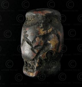 Kushan bronze seal AFG77B. Bactria, northern Afghanistan.