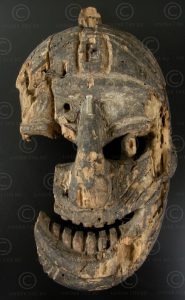 Lantien Yao mask LT12. Northern Laos or Southern China.