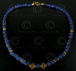 Necklace with lapis and gold 450