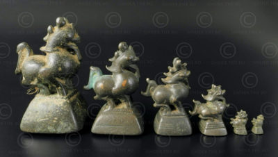 Lion Asian weights OP166. Burma.