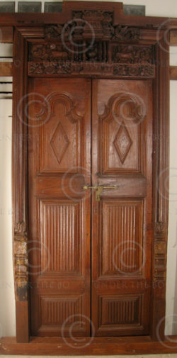 Madras door 08MT5. Teak wood. South India