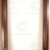 Madras door frame 08MT16D. Teak wood. Madras, Southern India.