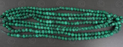 Malachite beads NBD2. India