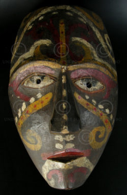 Masque Kenyah-Kayan KK1. Est Bornéo, Indonésie-Malaisie