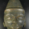 Masque Shiva bronze 16P13A. région du Tulu Nadu. Sud de l'état du Karnataka ou nord Kérala, Inde du sud.