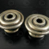 Miao silver spool earrings E209. Yao or Miao tribes, Guizhou (China), Laos or Vi