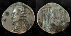 Parthian silver coin C264. Parthian Empire.