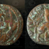 Monnaie kouchane bronze C252A. Tétradrachme en alliage de cuivre représentant le