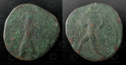 Monnaie kouchane bronze C130A. Empire Kouchan.