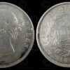 Monnaie victorienne C185. Roupie d'argent. Règne de la Reine Victoria.