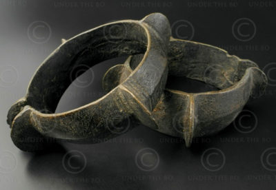 Nagaland bronze bracelets B165. Unknown tribal minority of Nagaland, North-East