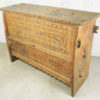 Afghan carved chest F15C.  Pachahi valley, Nuristan, Afghanistan.