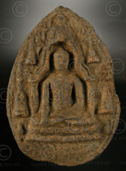 Offrande bouddhiste Lanna T313. Temple de Doi Kham, royaume du Lana (Thailande d