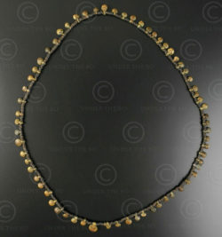 Orissa bronze necklace 187B. Kondh tribal culture, Orisha, India.