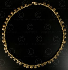 Orissa bronze necklace 586A. Kondh tribal culture. India