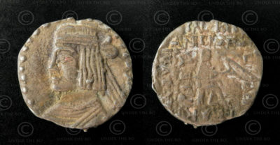 Parthian silver coin C267. Parthian Empire.