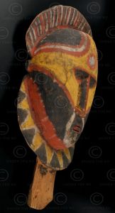 Abelam yam mask 12OL5. Northern Abelam culture, East Sepik Province, Papua New G