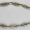 Perles spiralées bronze BD258. Trouvées dans la région tribale du nord de la Bir