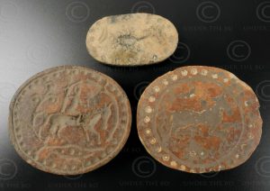 Pyu bone seals BU468B. Pegu (renamed Bago), Burma.