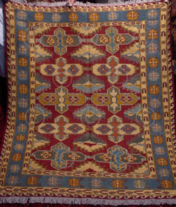 Kazak sumak Z182. Woven Caucasian carpet.