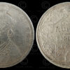 Victoria silver rupee C188A. India, 1874.