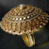 Rajastan Gold ring R264. India.