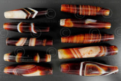 Red banded agates 13SH15A. Bactria, Northern Afghanistan.