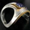 Silver and gold ring R270. Designed by François Villaret.