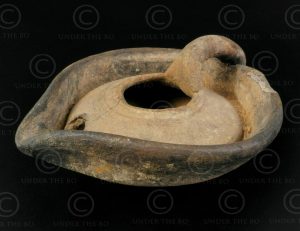 Roman oil lamp AFG91. Sourced in the Levant, likely Syria.