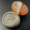 Sassanian banded agate seal 13SH2A2. Afghanistan. Sassanid empire.