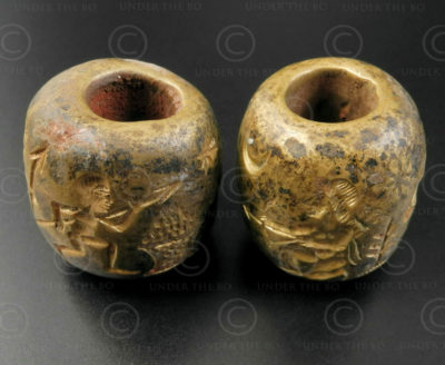 Sceaux-cylindres bronze Bactriane BD270C. Nord de l'Afghanistan, anciennement ro
