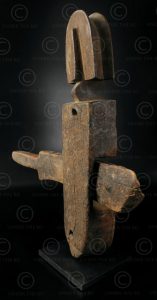 Serrure dogon 12OL14A. Culture Dogon, Mali, Afrique de l'ouest.