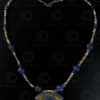 Silver and lapis necklace 296. Under the Bo workshop