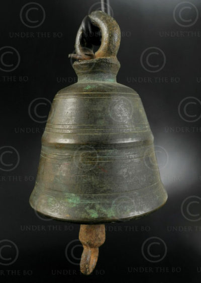 Small Thai bell T408B. Siam (Thailand).
