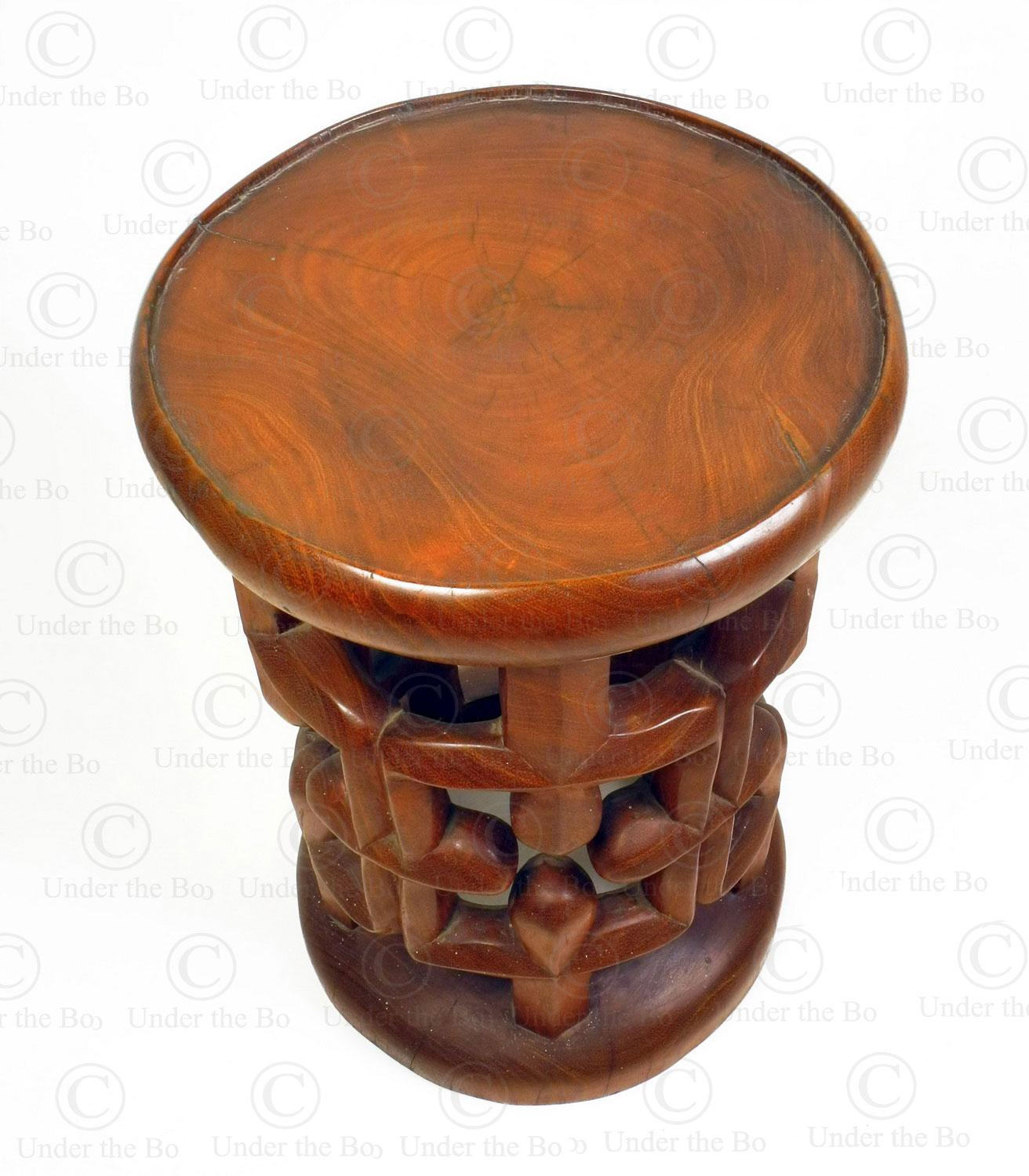 Solid Wood Bamileke Tribal Stool Fv318d Under The Bo Solid Wood Bamileke Tribal Stool Fv318d