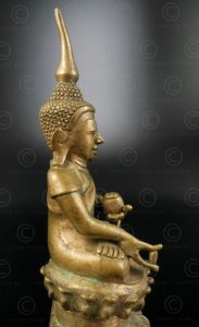 Bouddha Shan bronze BU491. Birmanie du nord.