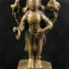 Statuette Vishnou debout bronze A229. Région de Bombay, état du Maharashtra, Ind