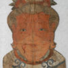 Yao paper mask YA156. Lantien Yao minority, Northern Vietnam.