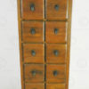Chest of drawers FV32A. Chest of drawers for CDs. Teakwood