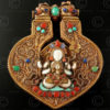 Tibetan Buddha pendant P160. Nepal.