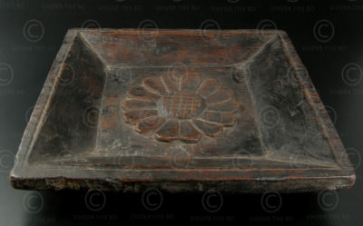 Wooden plate IN560B. South India.
