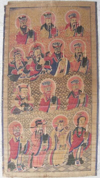 Zhuang painting Set2f. Zhuang minority, Southern China