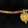 Indian gold and ruby necklace 636. Designed by François Villaret.