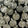 Silver dog pendants BD126. North India.