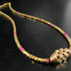 Orisha gold and rubies necklace 637. Designed by François Villaret.