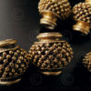 Tamil gold beads BD114A. Tamil Nadu, Southern India.