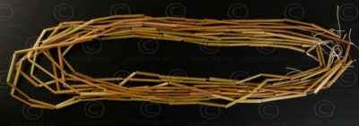 Gold-in-glass BD91. Lot of 9 strands of gold-in-glass beads. Islamic world.