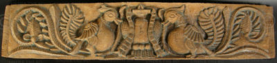 Indian carved panel 08MT44C. Door panel, Southern India.
